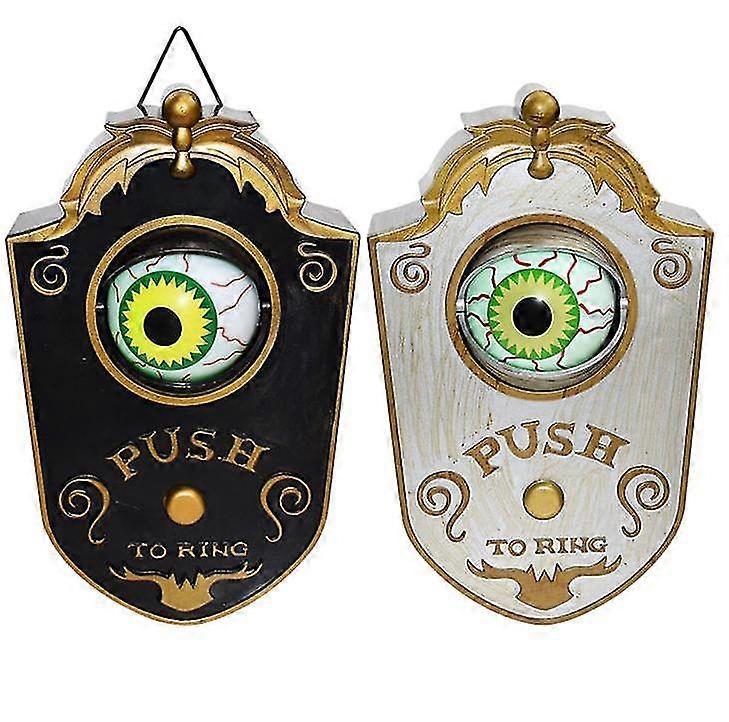 Haunted Doorbell Animated Eyeball Halloween Decor
