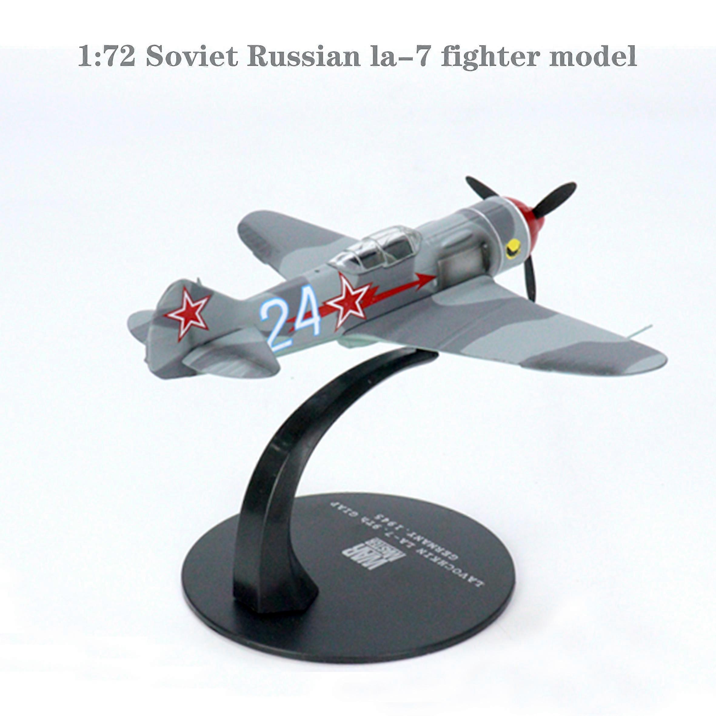 Rare 1:72 Soviet Russian la-7 fighter model Alloy collection model