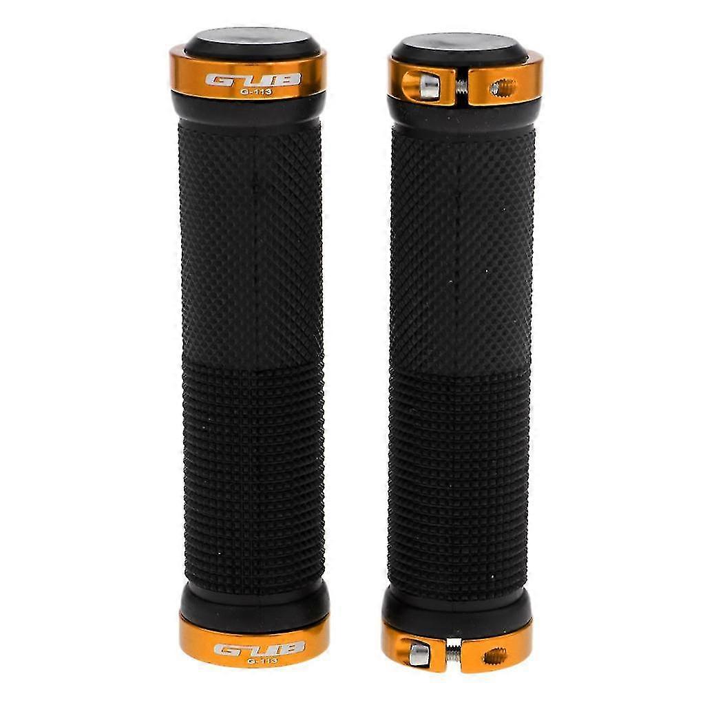 Rubber Mtb Bike Handlebar Grips Lock On Anti-slip Handle Bar Cover Red