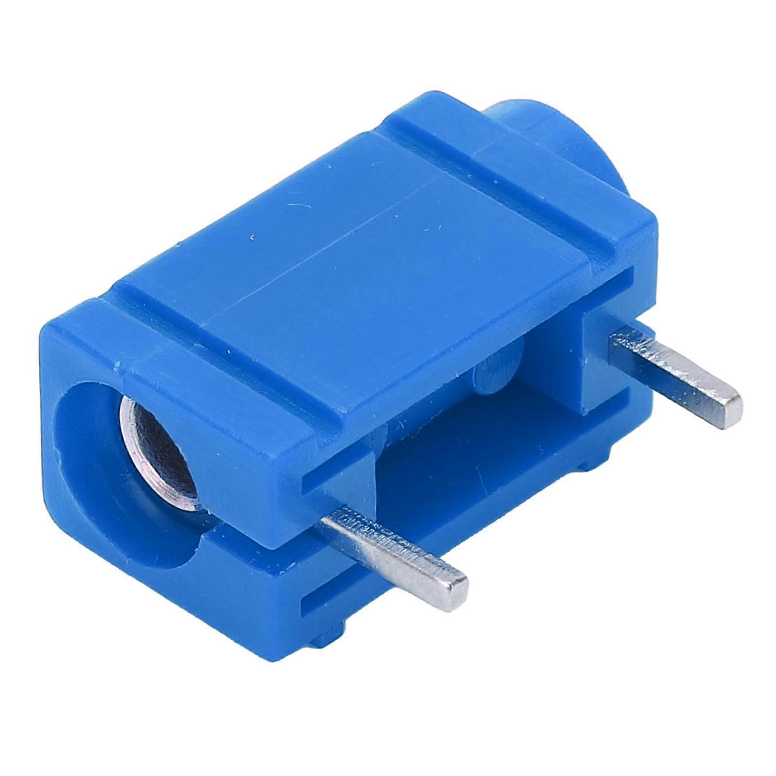 5pcs 4mm Banana Socket Professional Nickel Plated Brass PCB Panel Banana Socket Accessory for MultimeterBlue