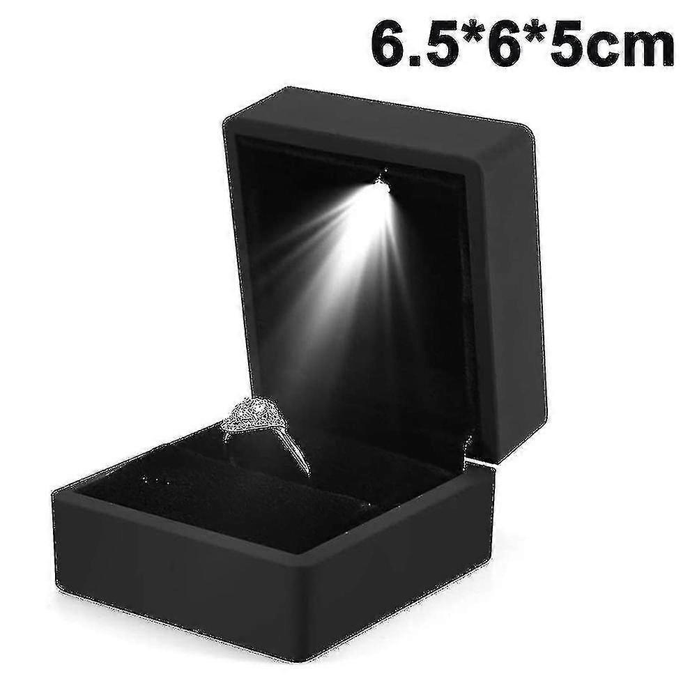 Led Ed Ring Box Earring Ring Case Wedding Ring Tora H