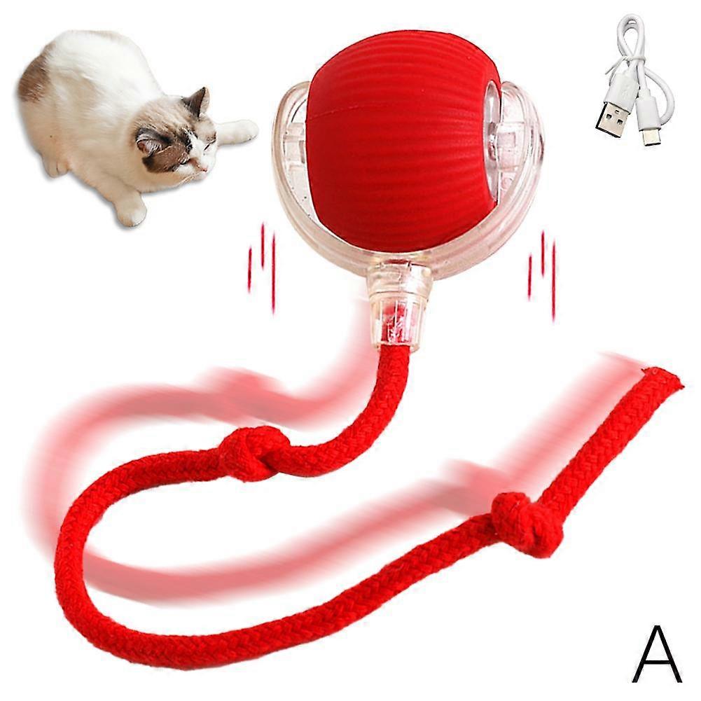 Smart Rollerball Self Hi Cat Playstick, Kitten Charging Cat Playball