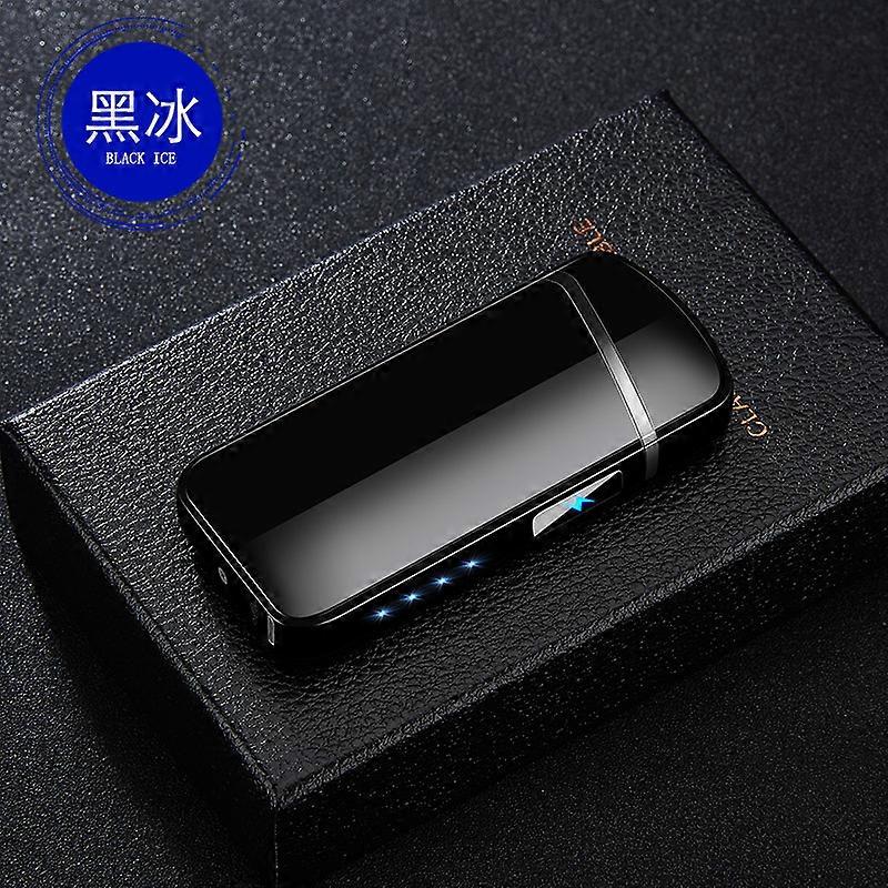 Factory Direct Sales Charging Lighter Lcd Touch Switch Double Arc Power Display Advertising Wholesale Lighter
