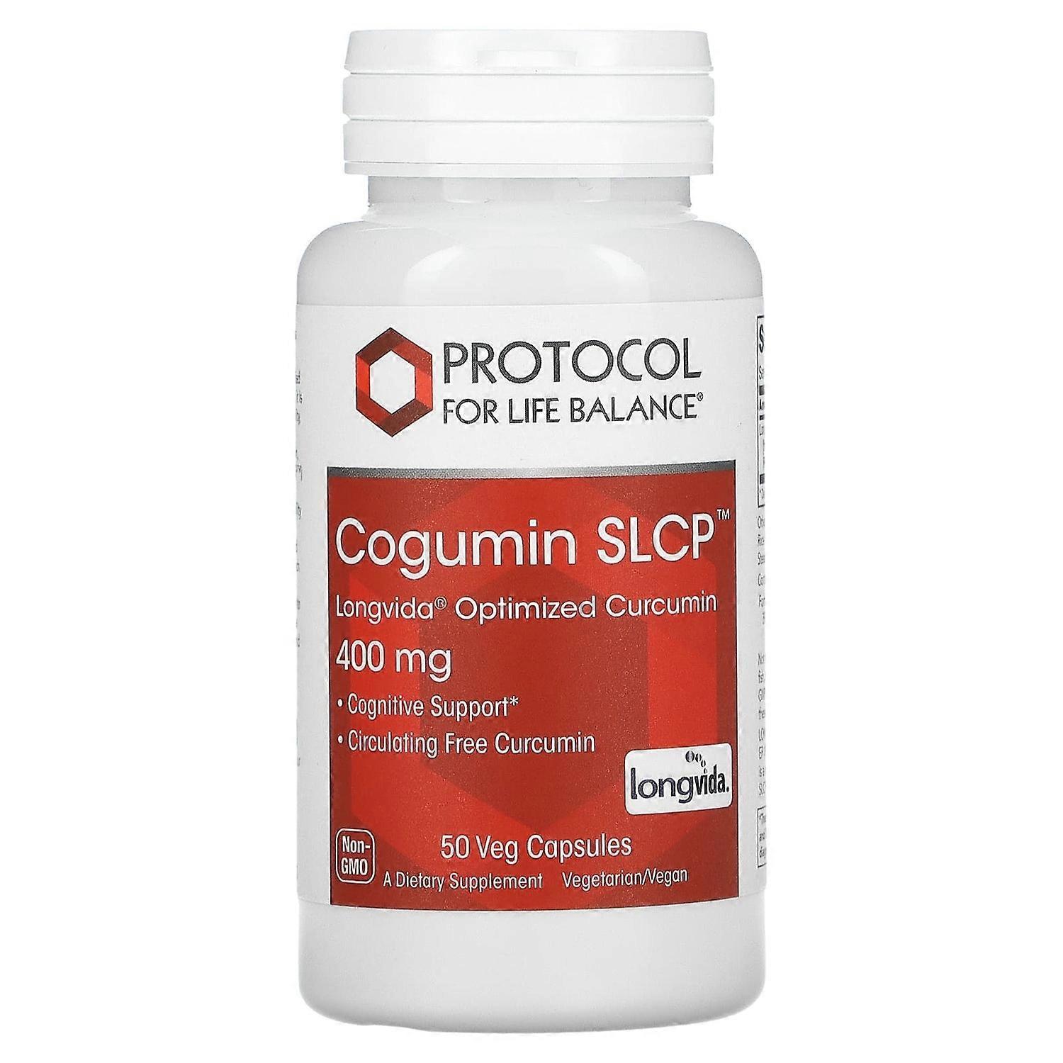 Protocol for Life Balance, Cogumin SLCP, 400 mg, 50 Veg Capsules
