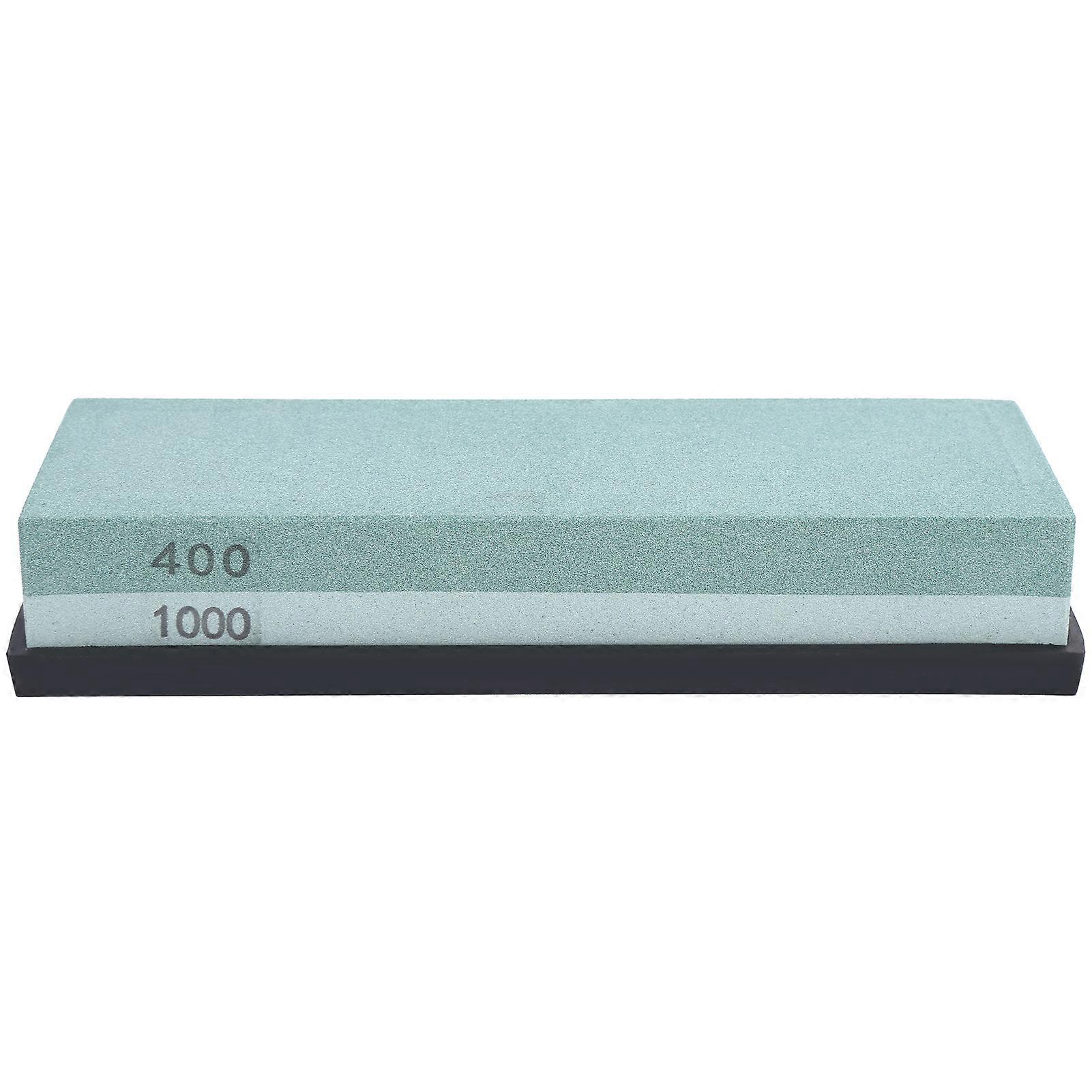 400 1000 Grit Knife Sharpening Stone DoubleSided Home Kitchen Knife Sharpener Whetstone