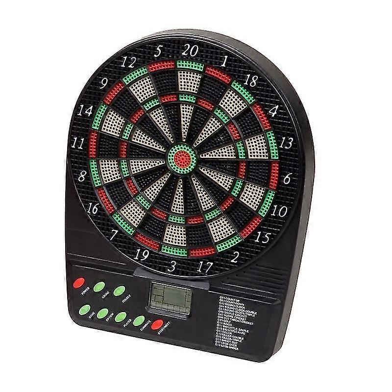 Batteries Powered Lcd Display Screen Electronic Dartboard Target Tested Tough Segments Cricket Scoreboard(Random Color)
