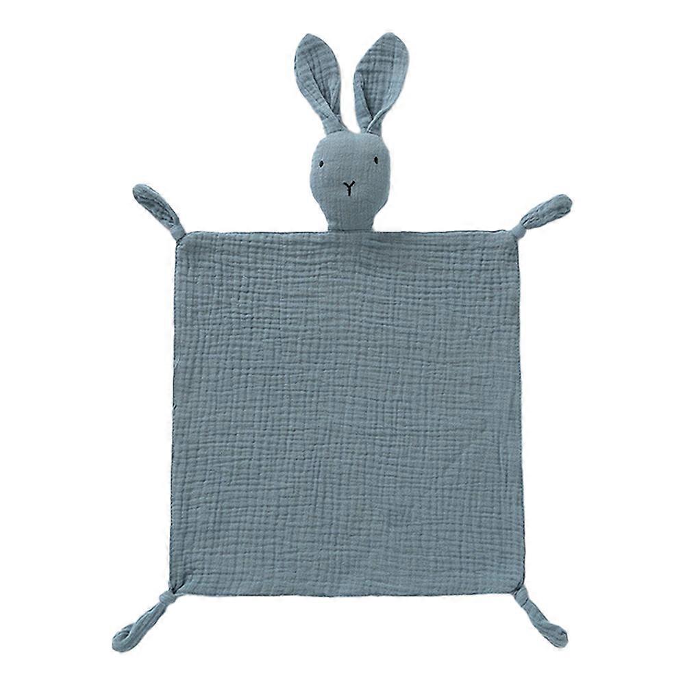 שמיכת בטיחות ארנב מוסלין כותנה מתנת תינוק רכה ונושמת לבנים ובנות