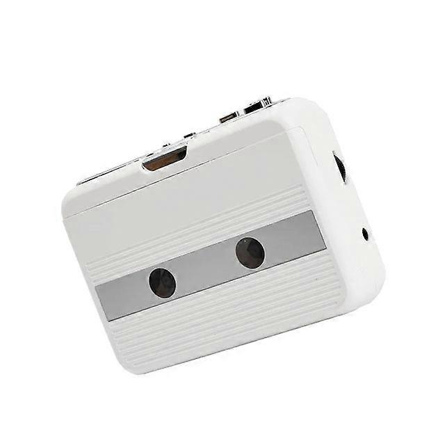 Cassette Dual Channel Radio Player Walkman With 3.5mm Jack Usb / Battery Operated Tape-recorder Converter Black