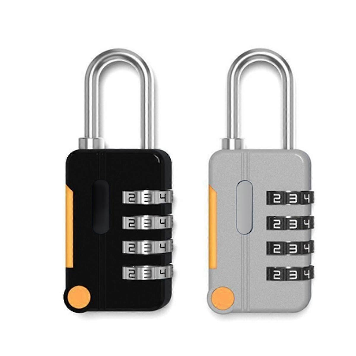 Combination Padlock, Small Waterproof Padlocks for School Gym Locker, Gate, Shed, 4 Digit Code Secu