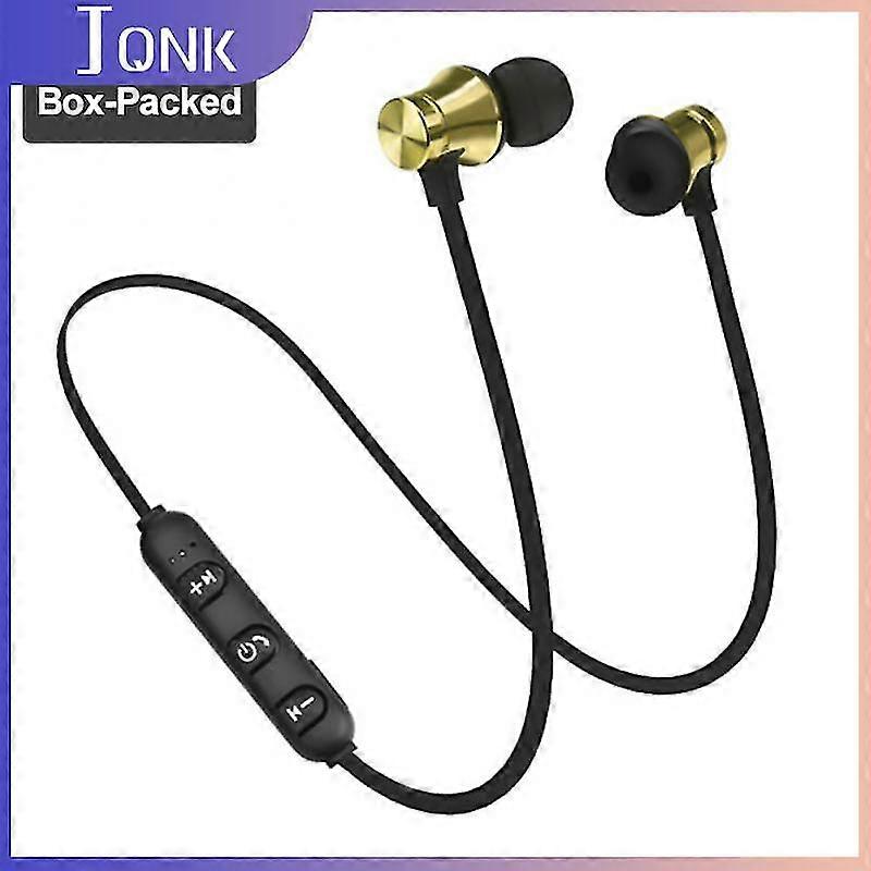 Wireless Magnetic Bluetooth Headset with Hands-free Microphone