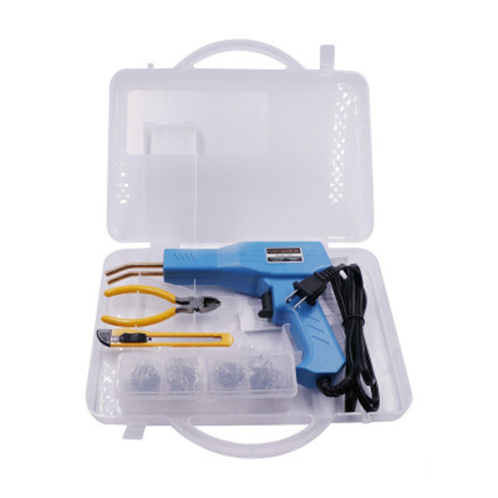 Reusable Plastic Welder Kit for Bumper Repair 50w Hot Stapler Welding Tool with Carry