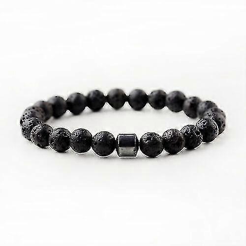 حماية ثلاثية أساور الإقلاع عن التدخين 8 مم مغناطيس مضاد للدخان سوار علاج الرئة سوار التخلص من السموم يعيد الصحة