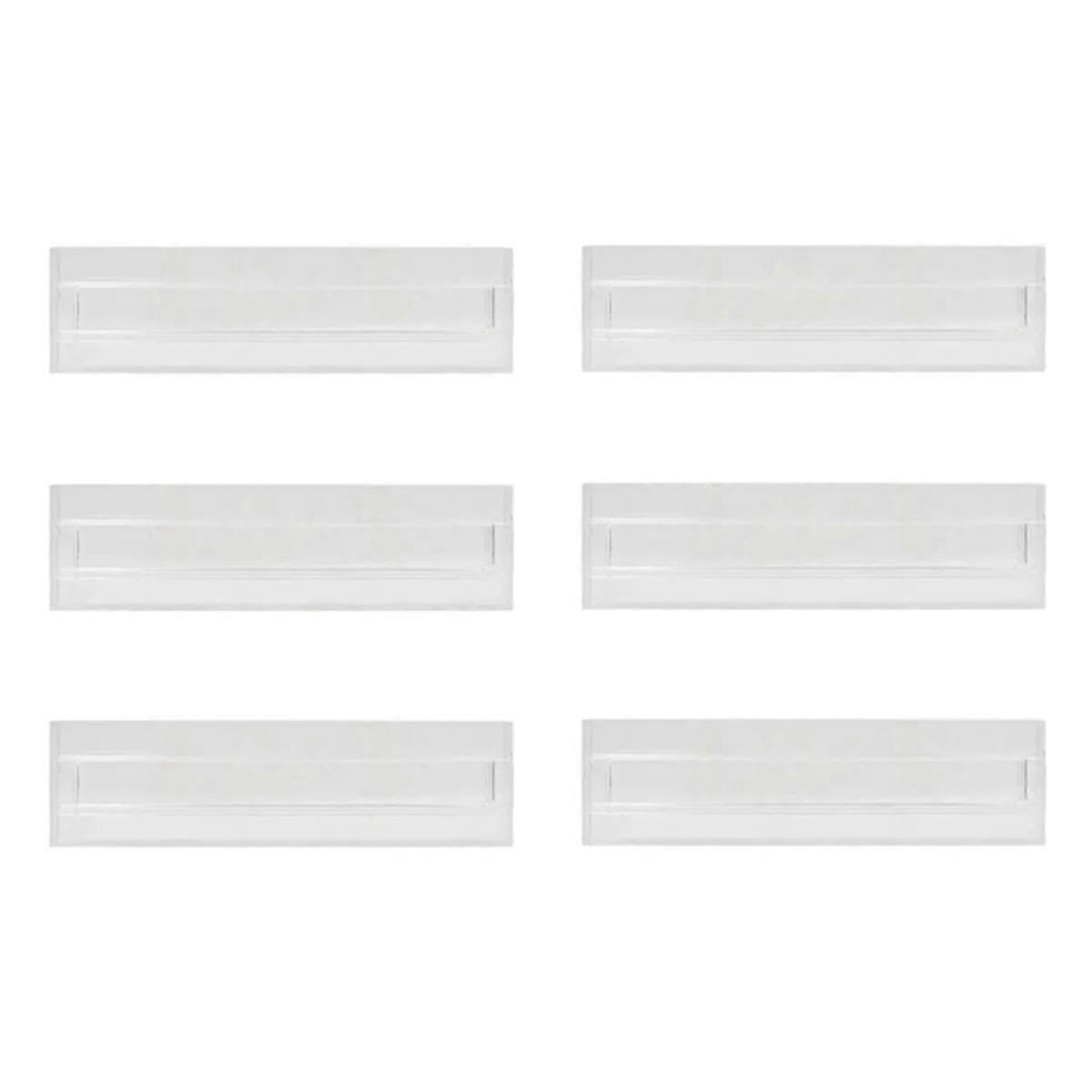 6Pcs Drawer Dividers Organizers, Adjustable 8cm High Expandable From 27.5-52cm Kitchen Drawer Organ