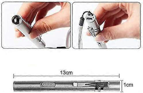 Exeton - Pen Torch Reusable, Diagnostic Medical Penlight USB