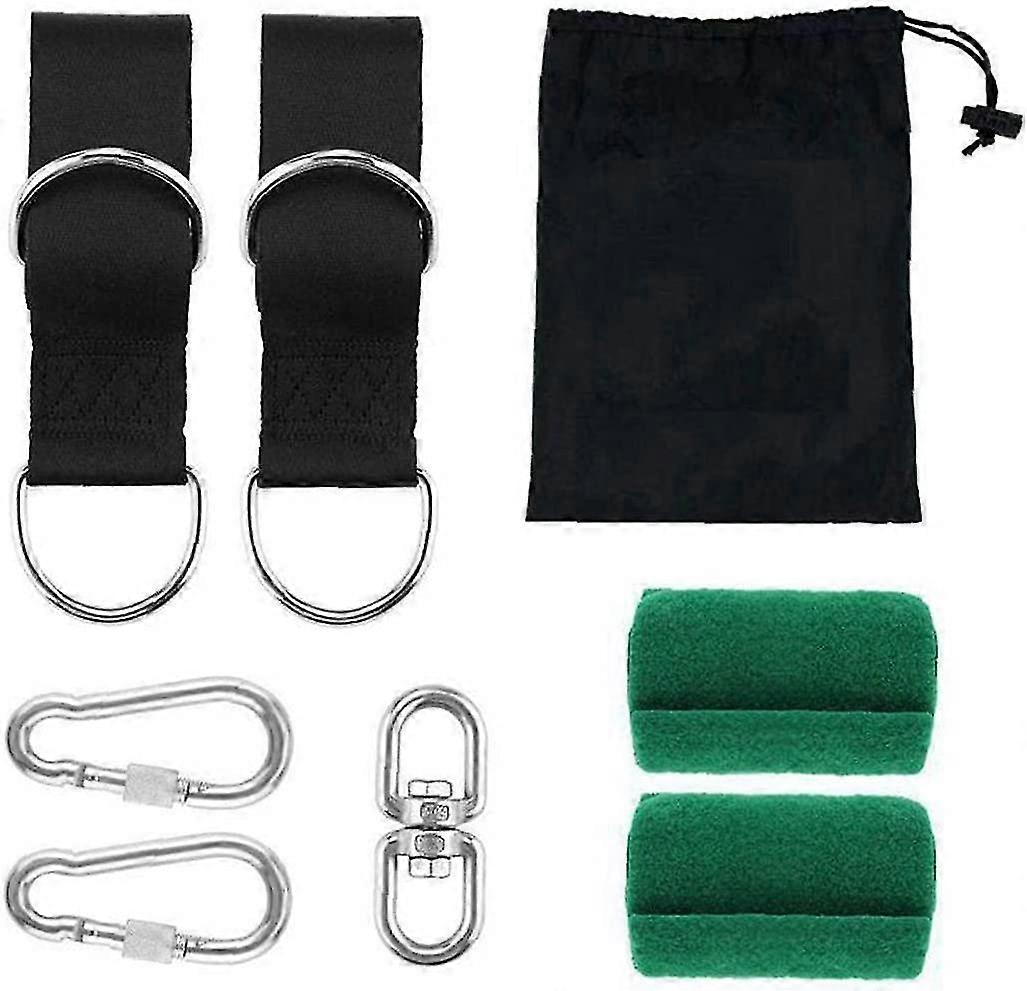 Swing Hanging Straps 150cm Double Tree Swing Kit Heavy Duty Hammock Straps For Camping Garden Hammock Straps