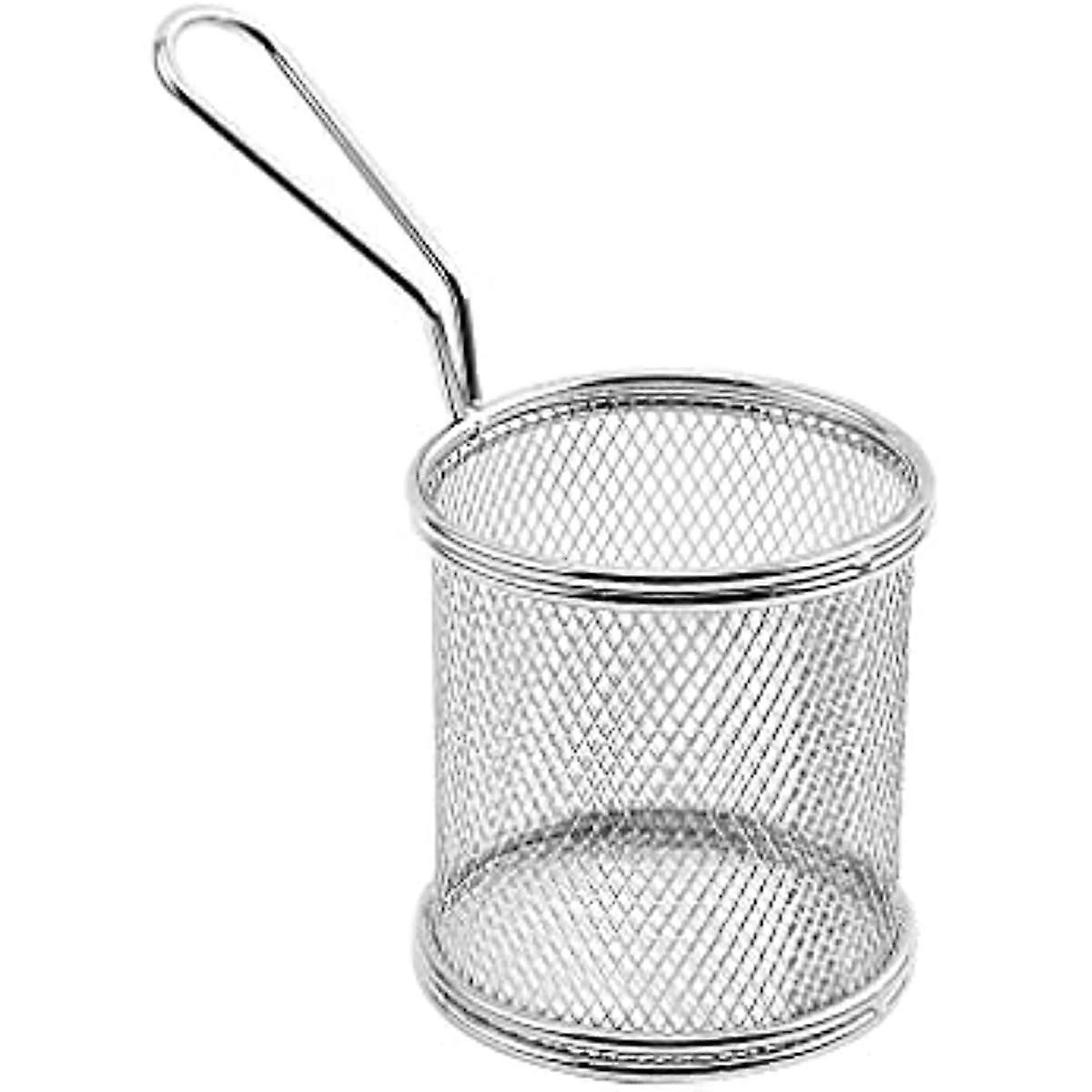 VENNSDIYU Fried Basket with Handle Grids Kitchen Utensils Frying Strainer Cooking