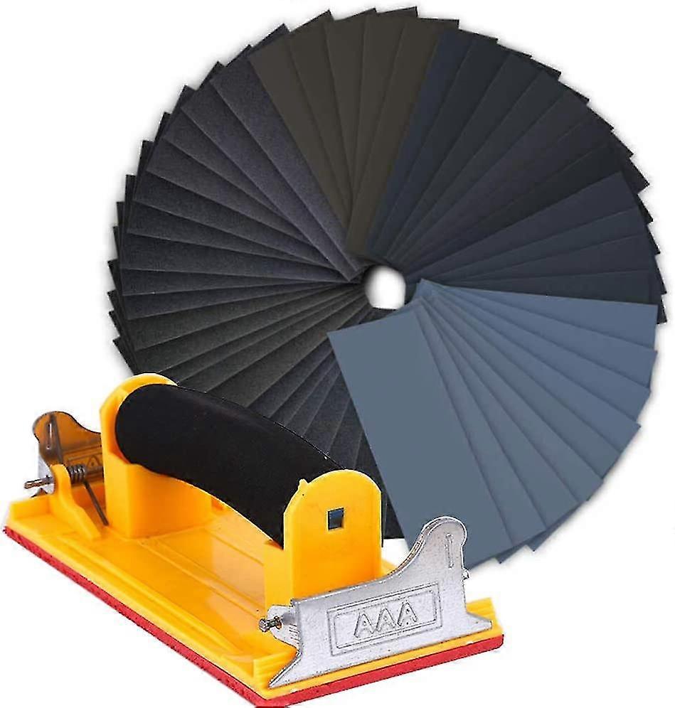 48 Pieces 120 To 7000 Grit Sandpaper 9 X 3.6 Inch Sandpaper, With Sander Sandpaper For Sanding Polishing Wood Furniture And Automobiles