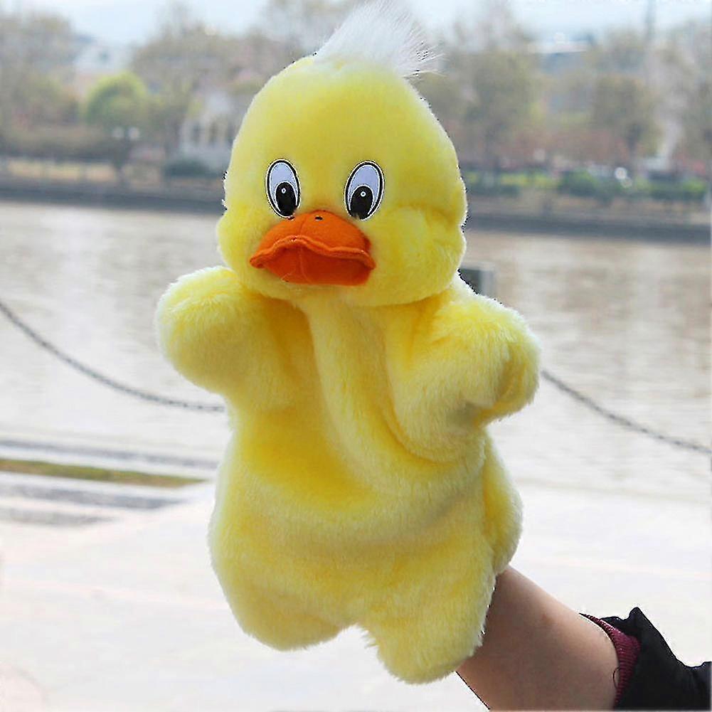 Cartoon Duck Hand Puppet Movable Mouth