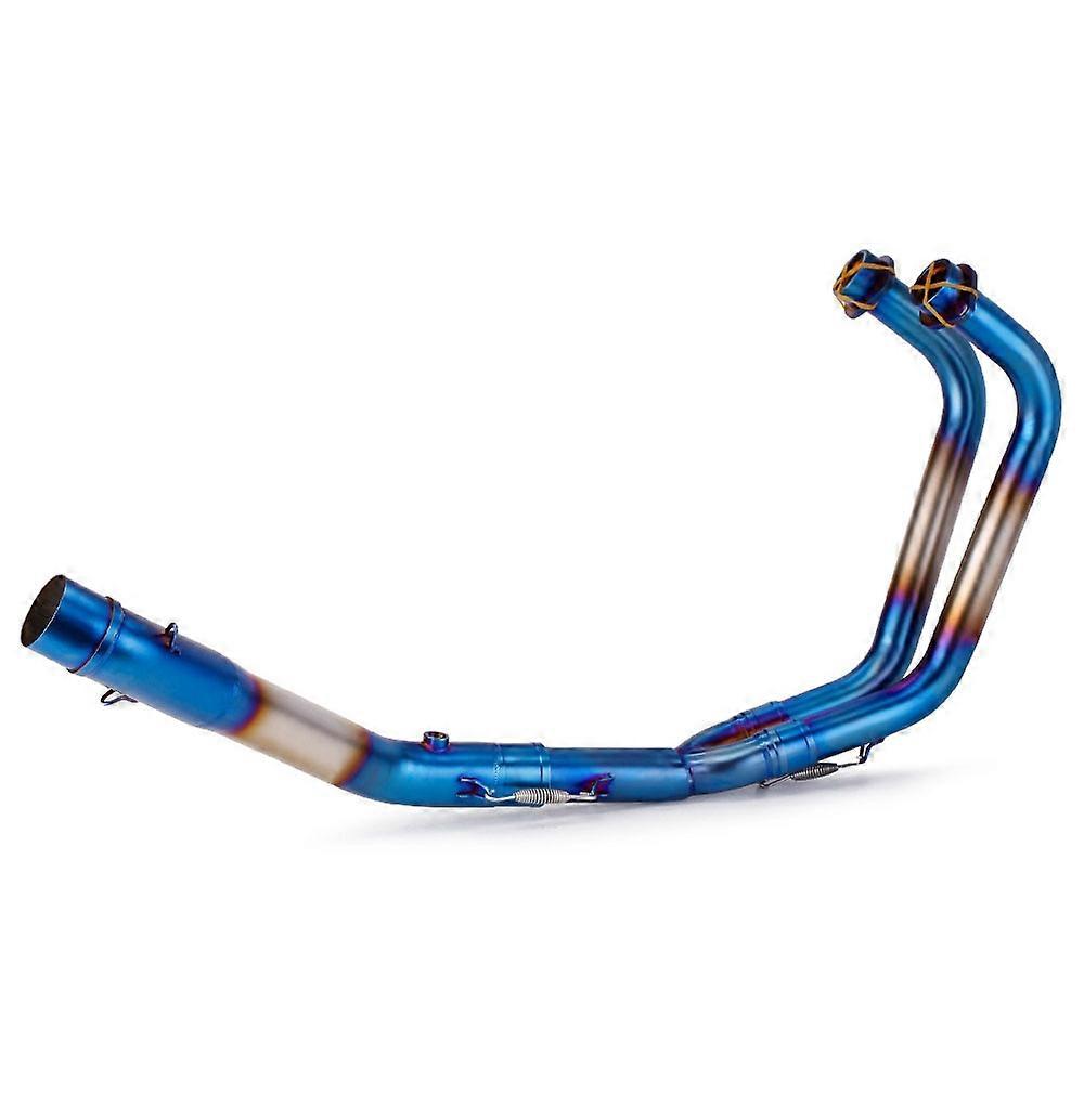 51mm Motorcycle Exhaust Full System Escape Modified Front Header Pipe Slip On Exhaust For Yamaha YZF R25 R3 MT-03 2015-2021
