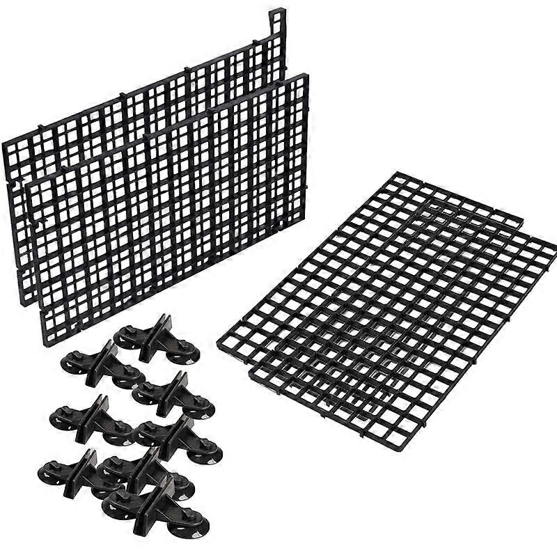 Aquarium Divider Tray Plastic Mesh Aquarium Egg Box Light Diffuser, Fish Tank Divider Filter Bottom