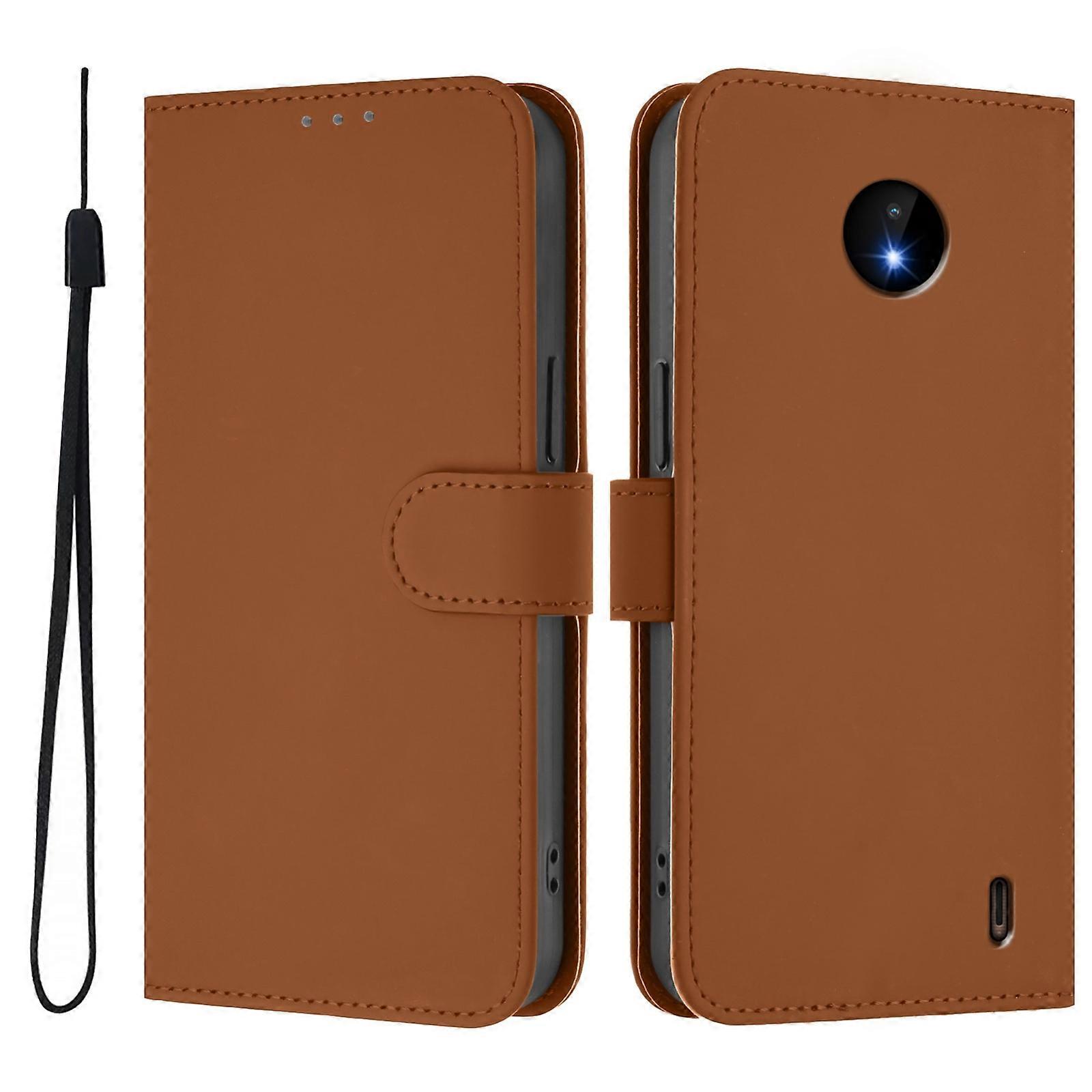 Solid Color PU Case For Nokia C10 / C20