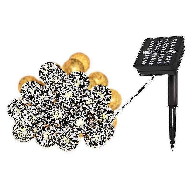 Ljusslingor - 7m 50 LEDs Vattentät Batteridriven 8 Lägen String Lights med Timer Fjärrkontroll