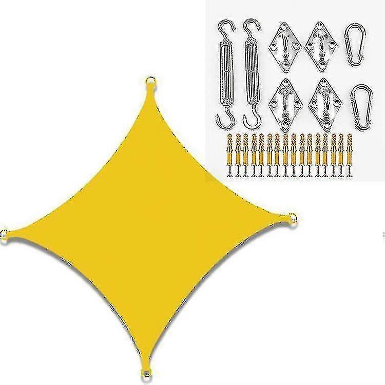 Vela impermeabile parasole, tende da sole esterne 2 * 2m impermeabili e protezione uv per garden yard sails piscina Partio Riparo solare