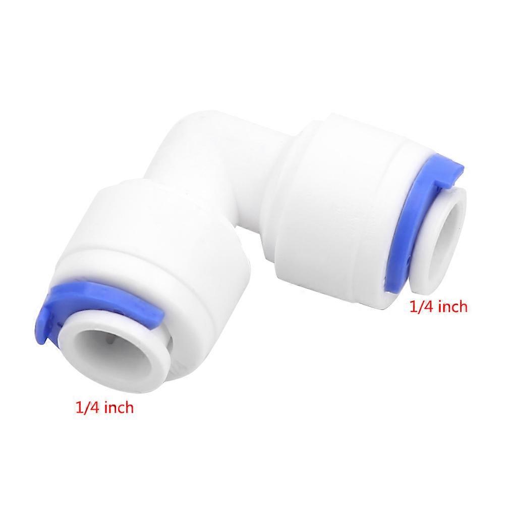 Push Fit Couplings 90 Elbow Connector Pipe Fitting (1/4-1/4)