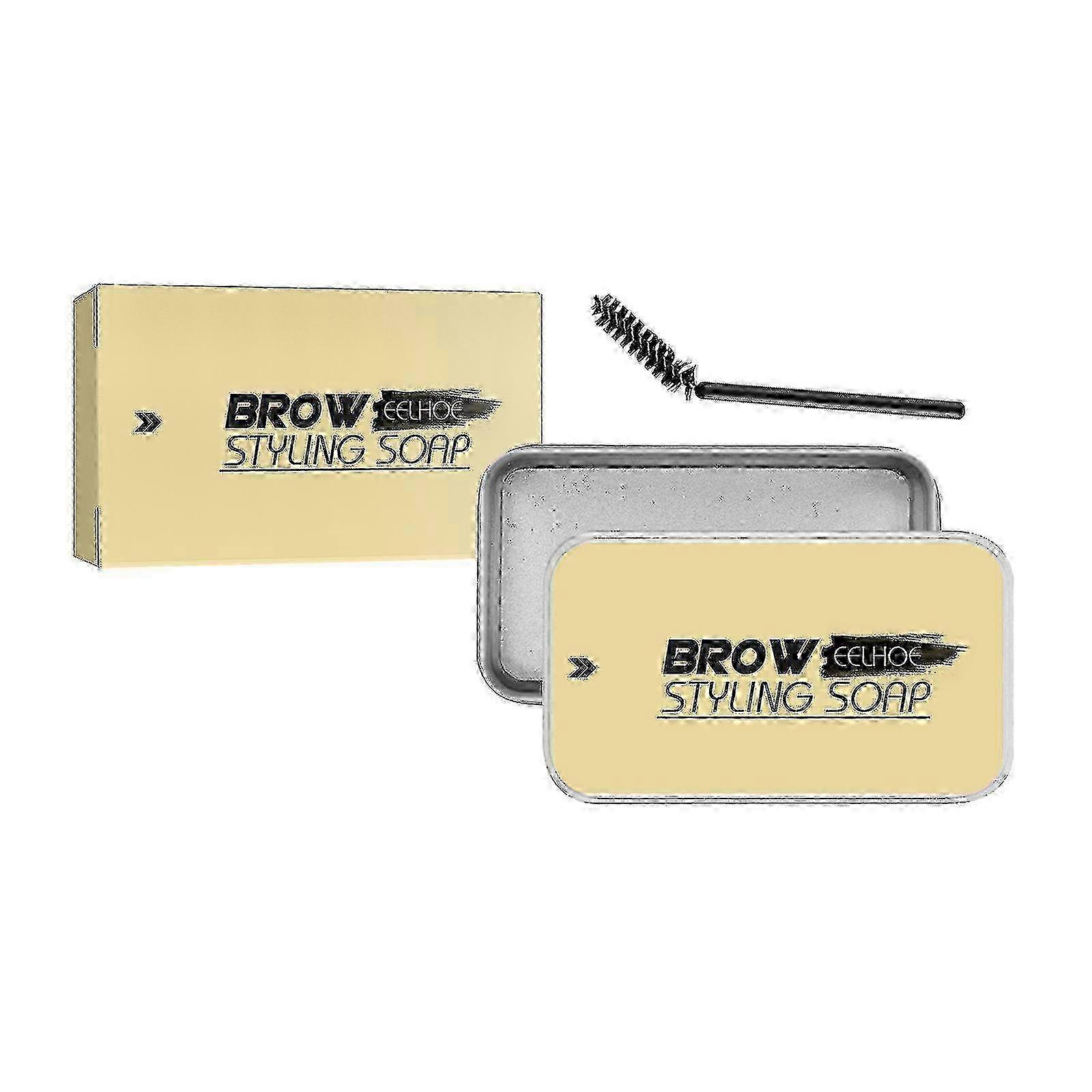 Eyebrow Stereotyped Soap Eyebrow Cream European And American Natural Colorless Eyebrow Soap Three-dimensional Ster