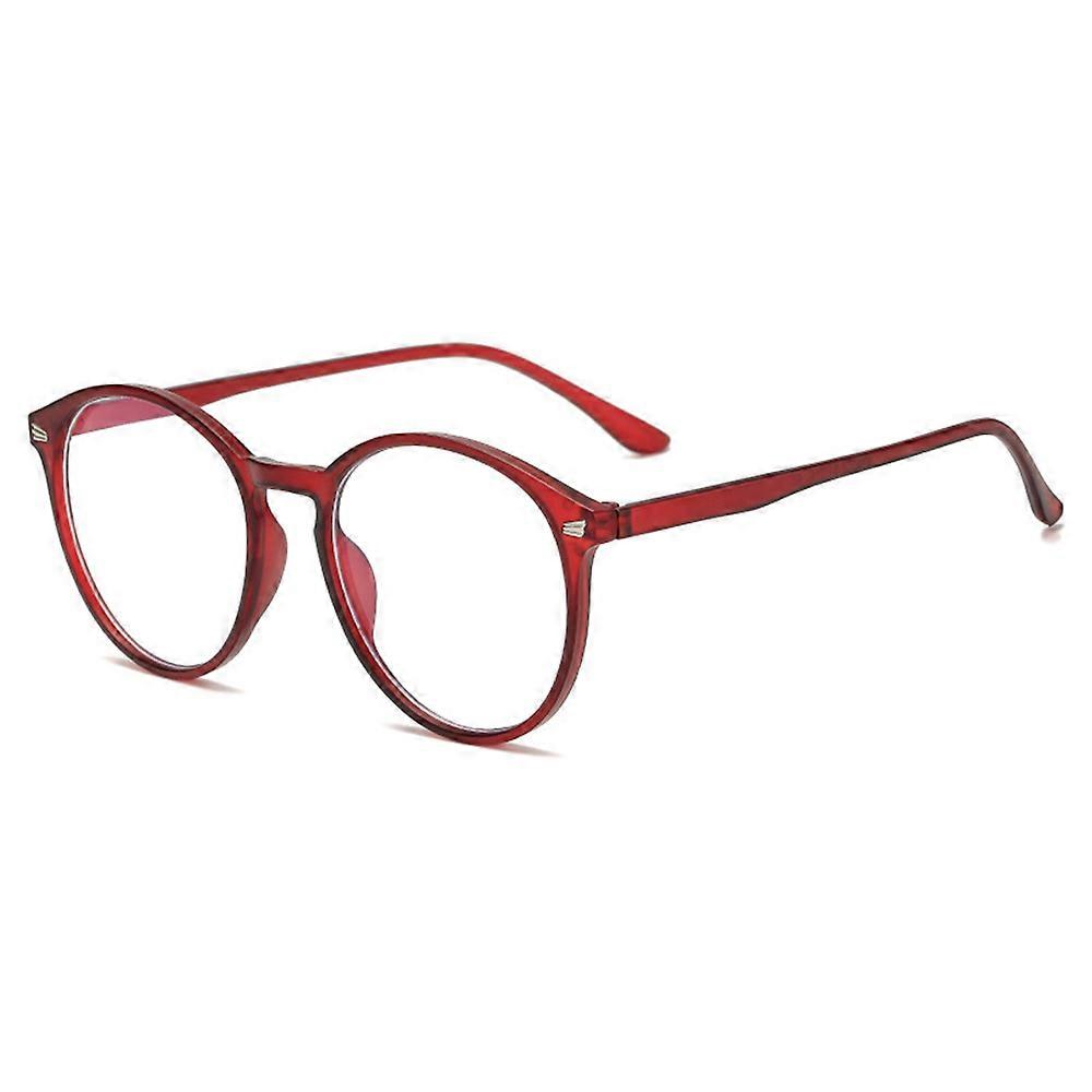 Vintage Round Rim Computer Glasses Unisex Blue Light Blocking Eyeglass