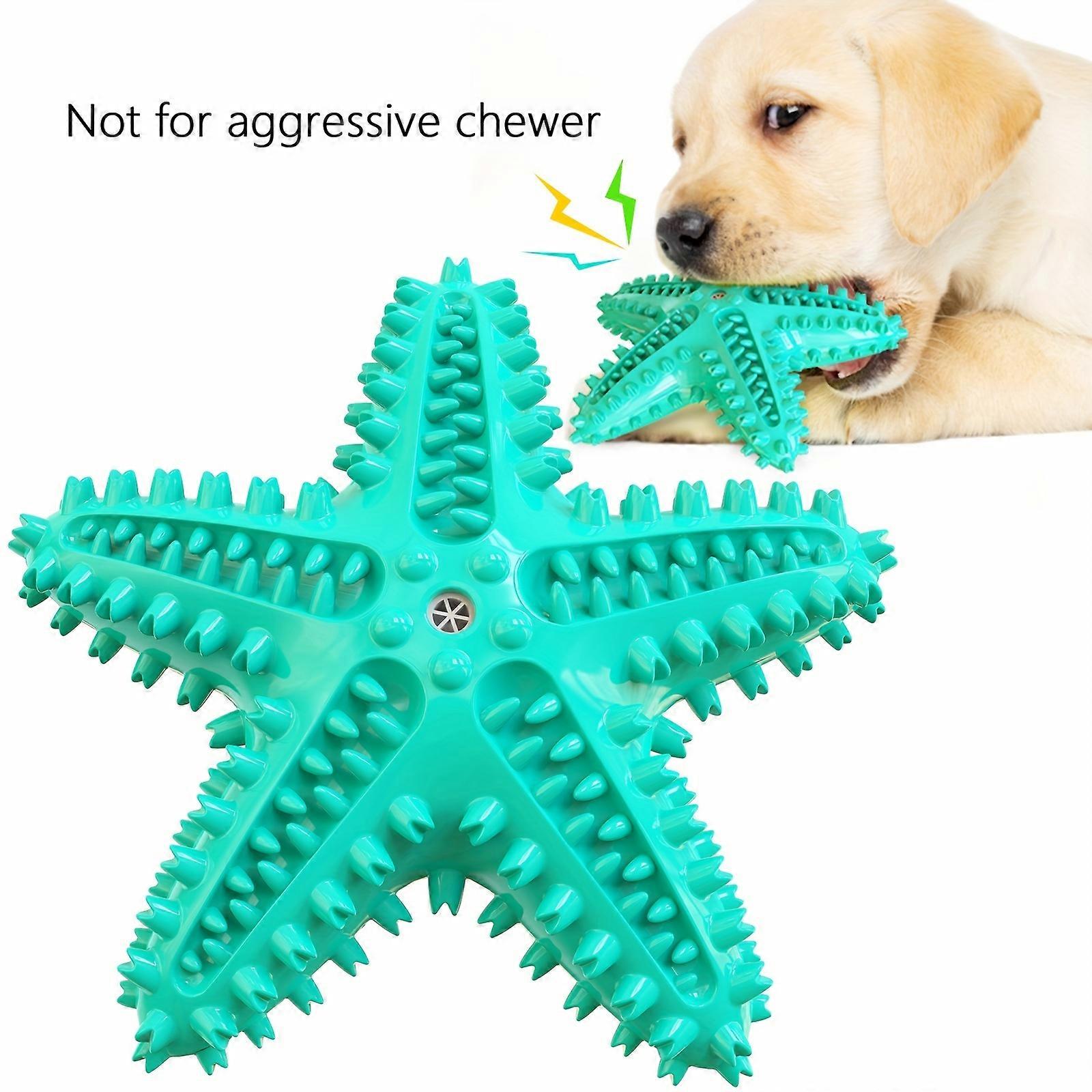 Durable and Pet Dog Toy Molar Play - Tough and Squeaky Starfish Chew Toy