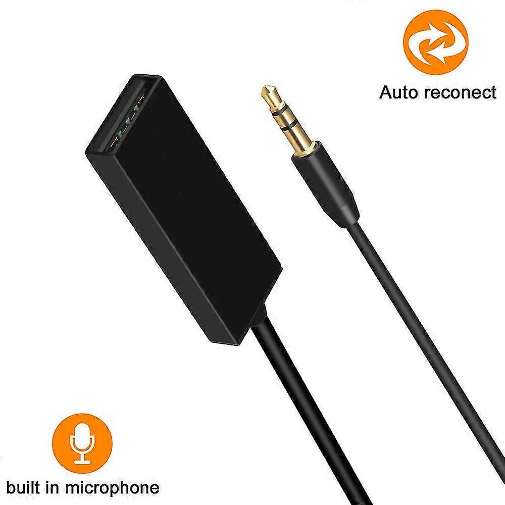 Bluetooth Aux Adapter, Mini Wireless Auto Bluetooth Empfänger Usb 3,5 mm