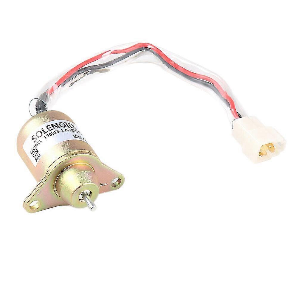 12v Engine Shut Off Solenoid Valve Shutdown For Yanmar 119653-77950