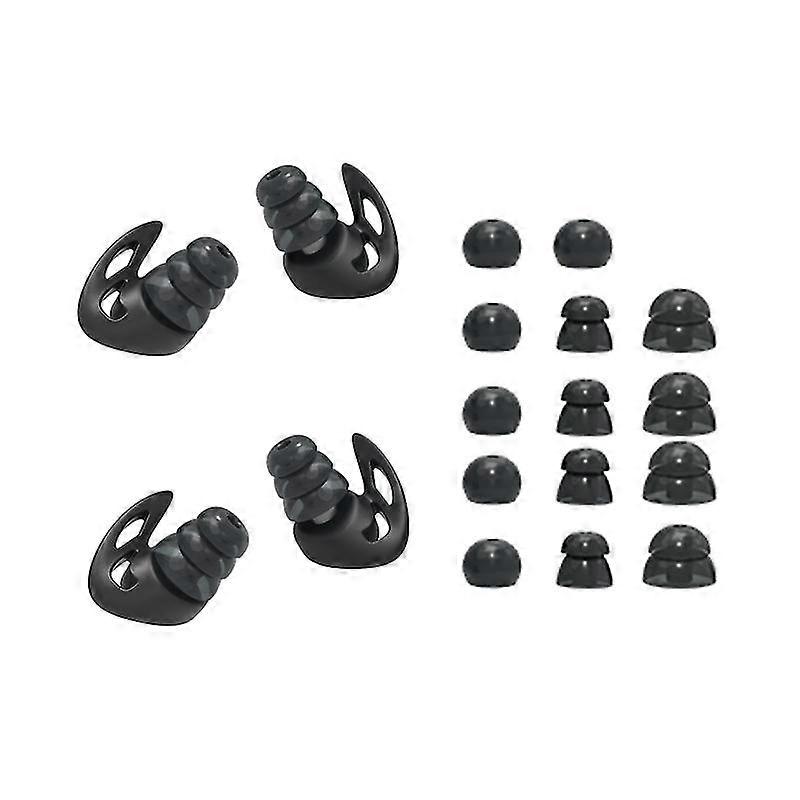 1 Set Silicone Earplugs Soft Reusable Ear Plugs Effective Noise Reduction Sleeping Earplugs for Home YGWL