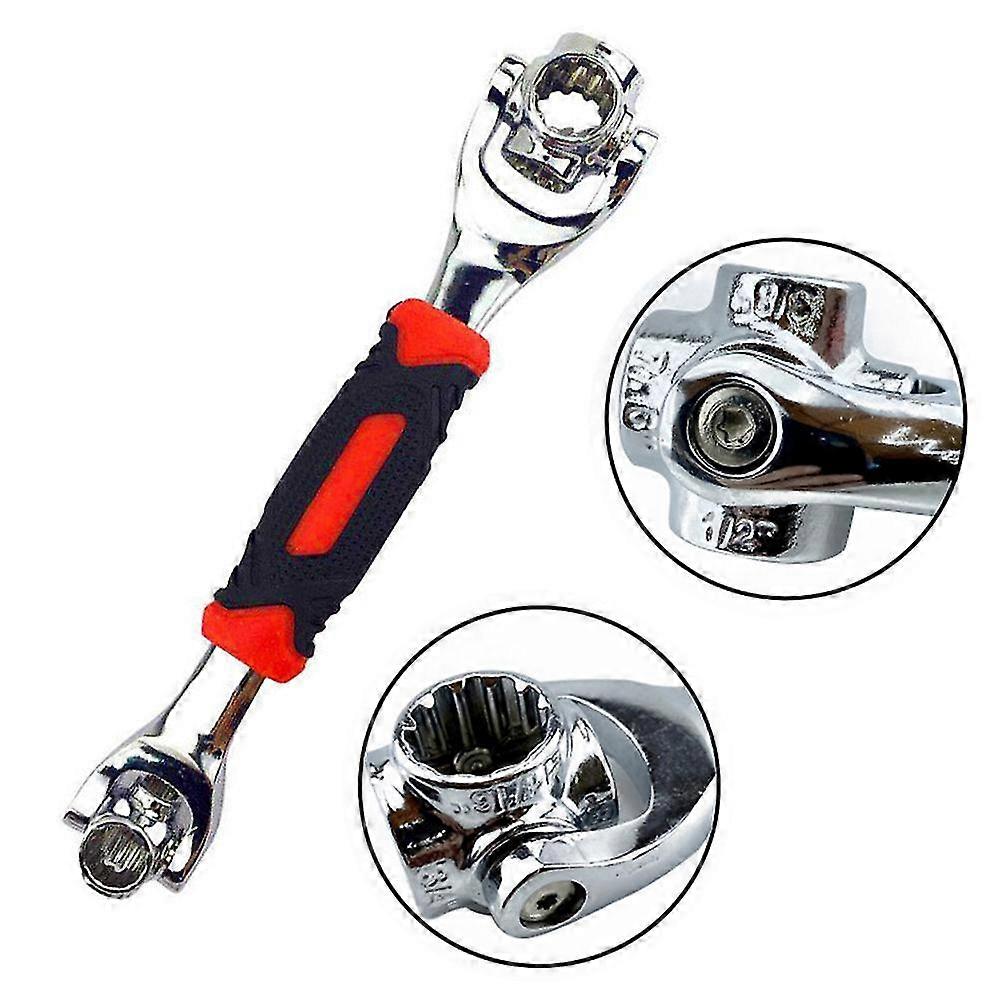 48-in-1 Multifunctional Wrench Adjustable Repair Tool Socket Spanner Universal