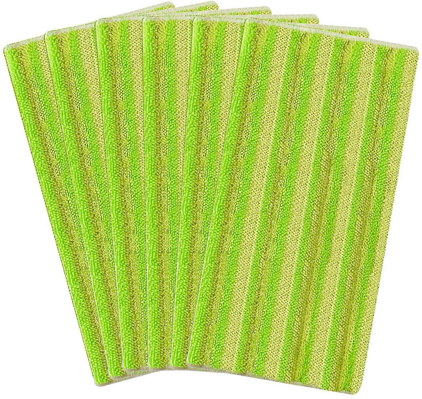 Fong Replacement Reusable Cloths for Swiffer WetJet Spray Microfiber Mops (Green)
