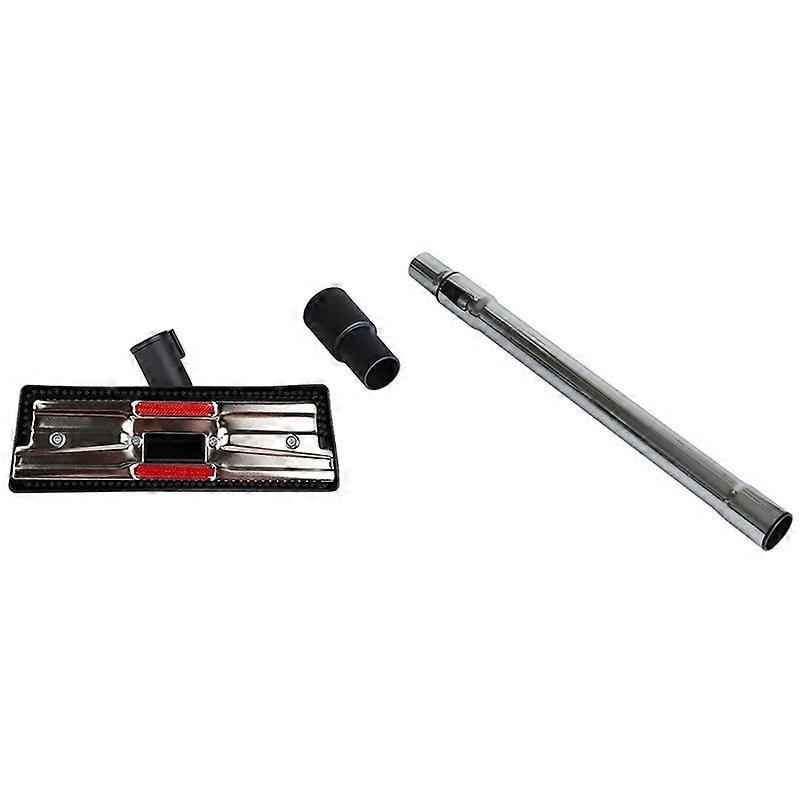 1 Set 1-1/4Inch 32Mm Hardwood Floor Brush Hose Adapter & 1 Pcs Telescopic Pipe Straight Tube Extension Tube