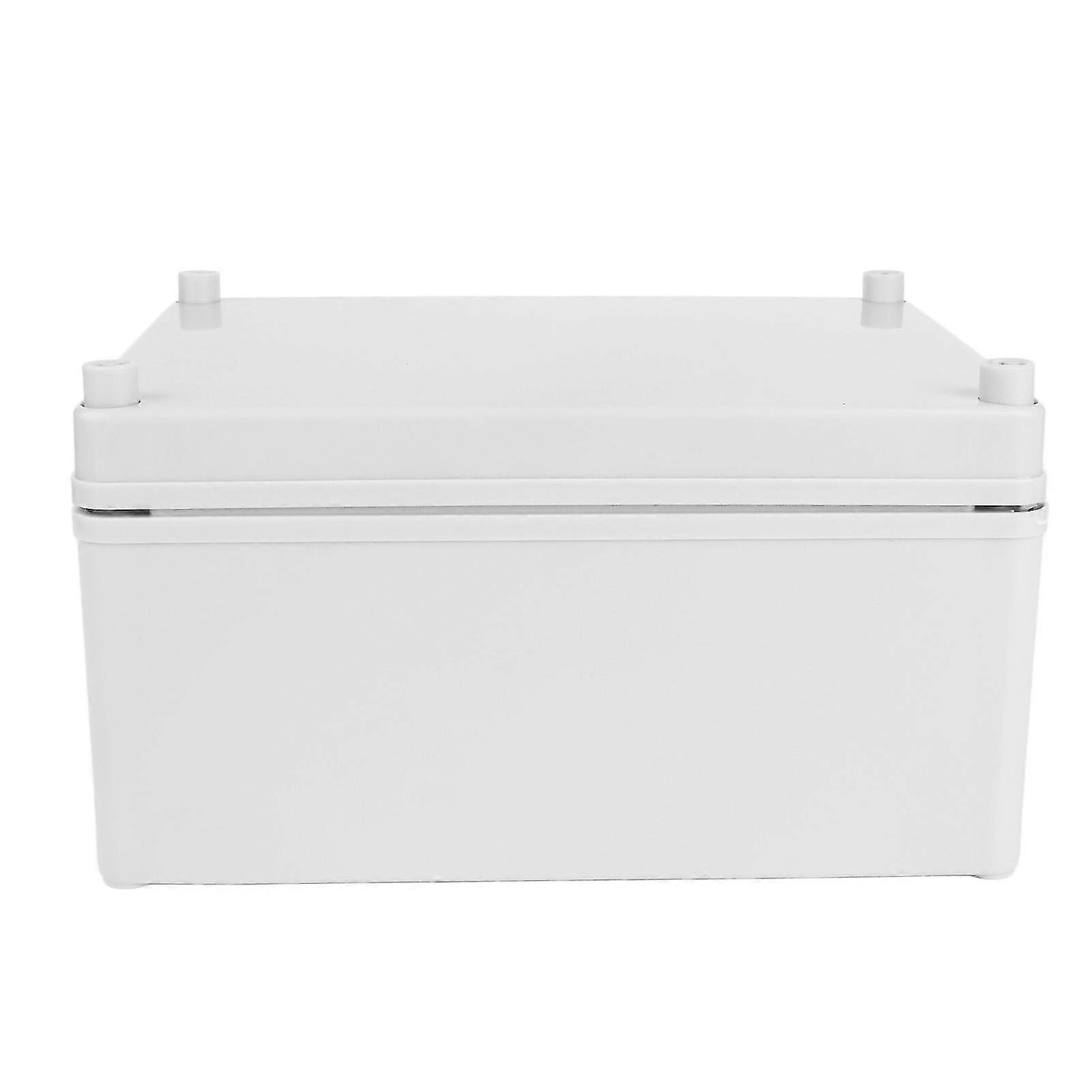 Outdoor Waterproof Electrical Junction Box IP67 ABS Plastic with Mounting Plate Gray