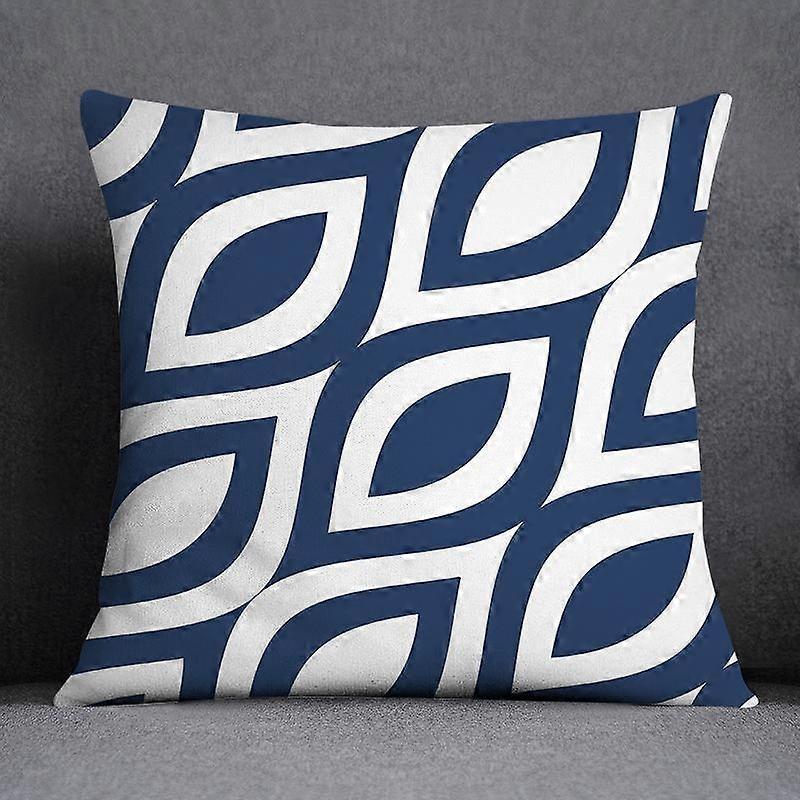 Pillowcase Square Pattern Style-912 Bedroom Sofa Car Cushion Cover Pillowcase