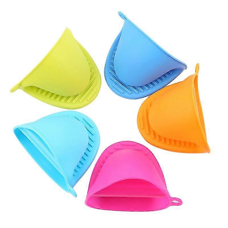 1pcs Thickened Silicone Anti-scald Gloves Kitchen Insulation