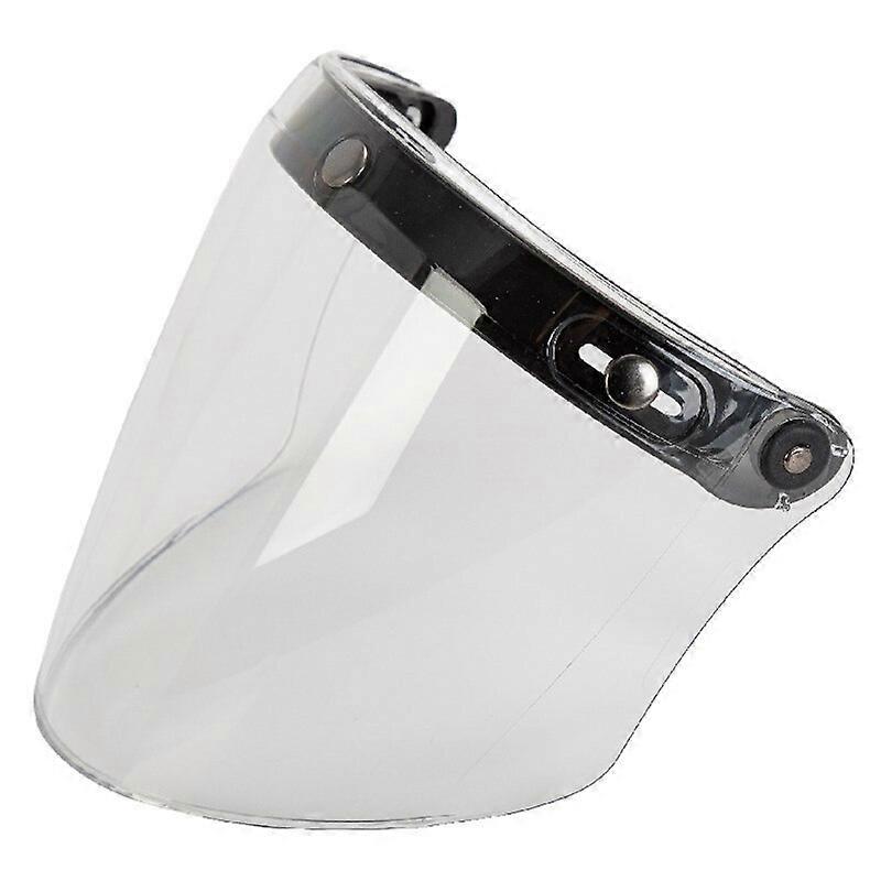 Motorcycle Helmet Visor Shield 3-Snap Design Open Face Helmet Visor Gift for Motorcycle Enthusiasts