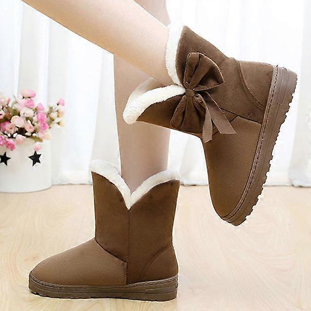 Winterschuhe Stiefelette Mit Pelzbesatz Damen Stiefel Süße