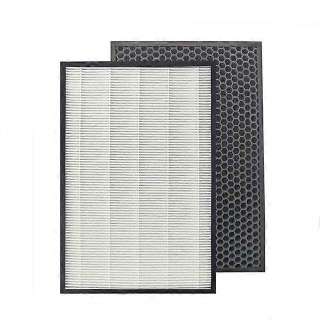 2pcs H12 Hepa Filter FZ-D40HFE and Actived Carbon Filter FZ-D40DFE for Sharp KC-D40 KC-D50 KC-D40Y KC-E40-W KC-E50-W KC-F50-W