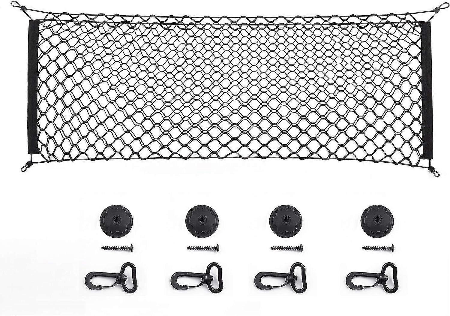 Car trunk storage net with four hooks (4 net)