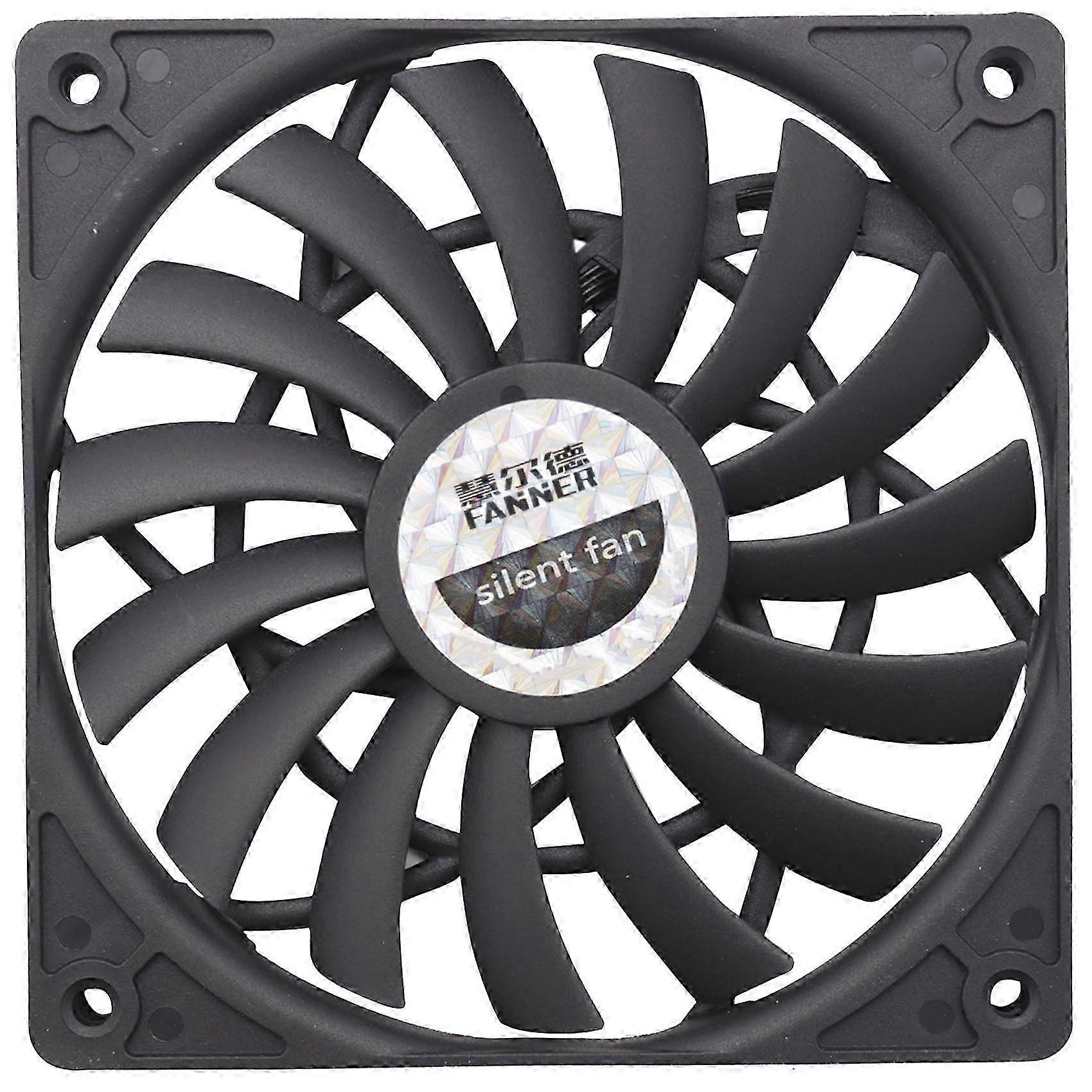 Thin 12mm Thickness 120x120x12mm 12v Desktop Computer Host Quiet Fan With Speed 12cm Chassis Cooling Fan