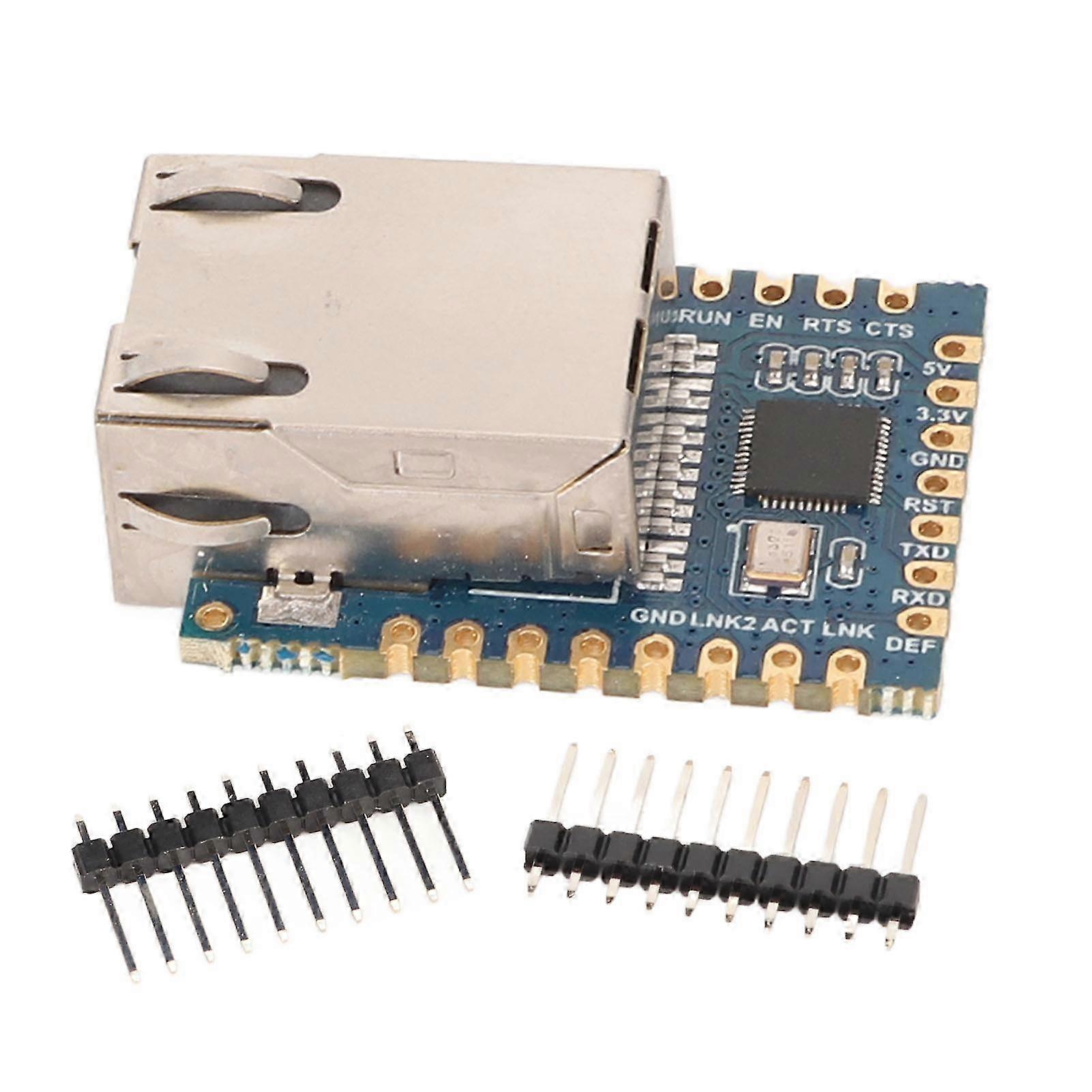 TTL UART إلى وحدة إيثرنت البسيطة دعم إيثرنت IP TCP UDP HTTP ARP LCMP DHCP DNS وحدة إيثرنت متكاملة للغاية