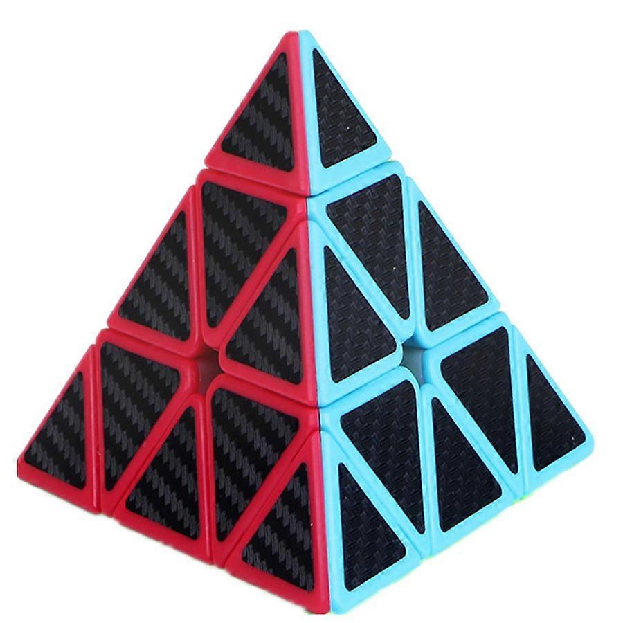 QIYI Cube 2x2 3x3 4x4 5x5 Pyramída Javorový list Nálepka z uhlíkových vlákien Rýchlosť Magic Cube Puzzle hračky pre deti Detská darčeková hračka