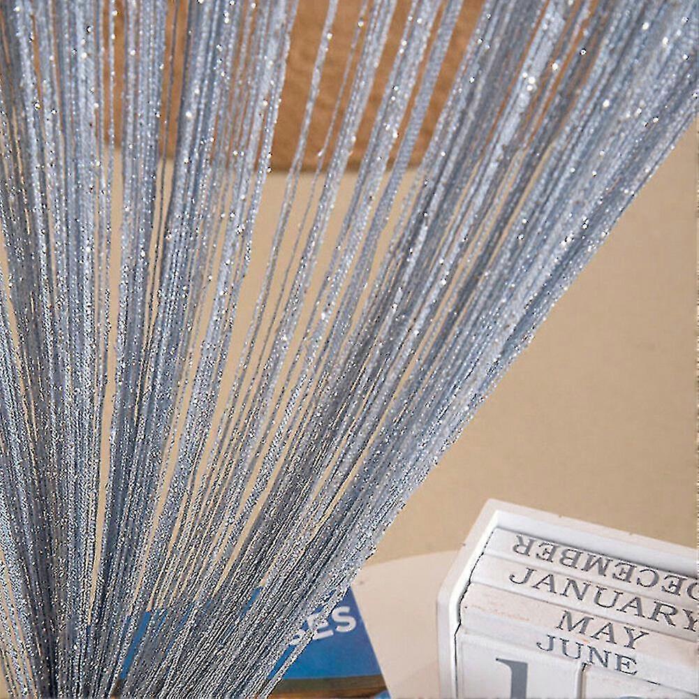 Beaded Flash Tassel Shiny String Curtain Door Room Window Divider Home Decor