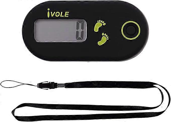 Mini Pedometer Pedometer with Clip and Neck Strap for Running Walking