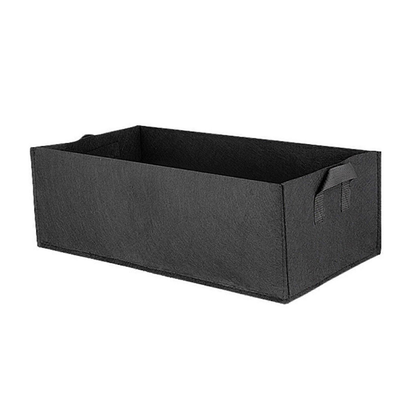 Rectangle Fabric Raised Planting Bed Garden Planting Breathable Fabric Container New